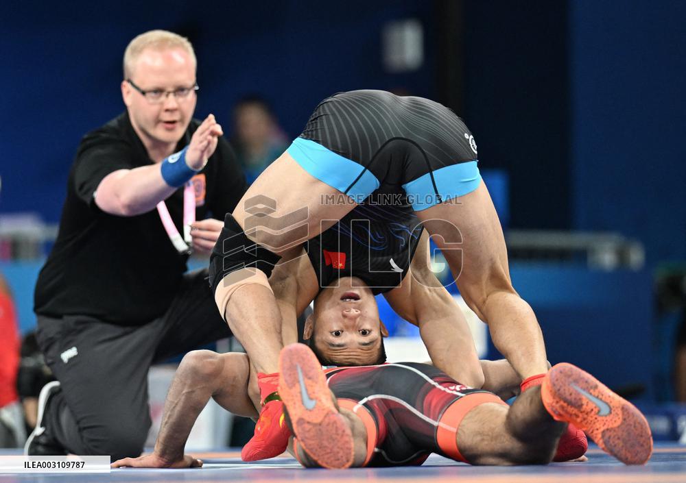 (PARIS2024) FRANCE-PARIS-OLY-WRESTLING