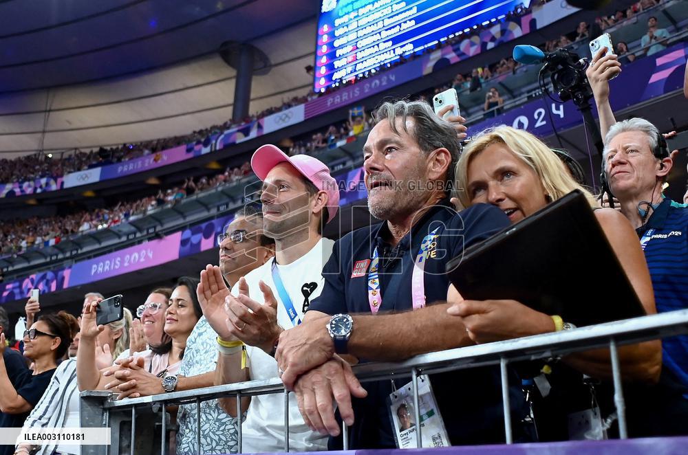 Paris 2024 - Duplantis Breaks Pole Vault World Record On Way To Gold