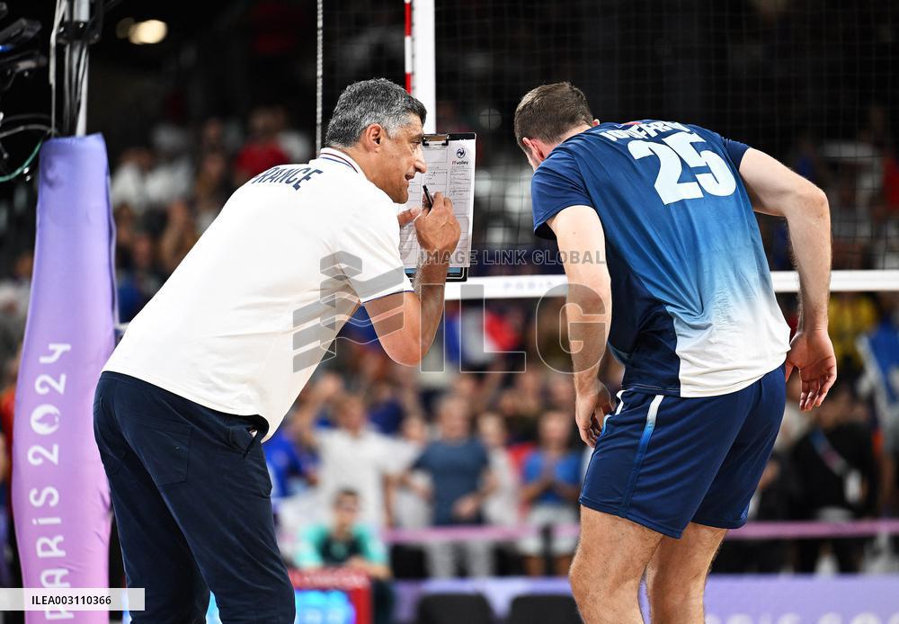 Paris 2024 - France v Germany Volleyball Quarter Final