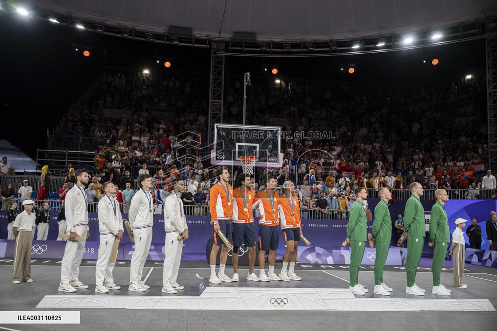 Paris 2024 - France Wins Silver In 3X3 Basketball