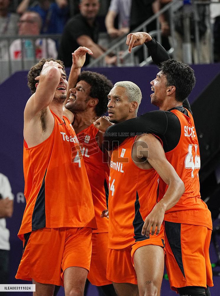 Paris 2024 - Netherlands Take Gold In Men’s Basketball 3x3