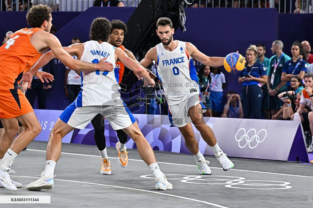 Paris 2024 - France Wins Silver In Men's 3X3 Basketball