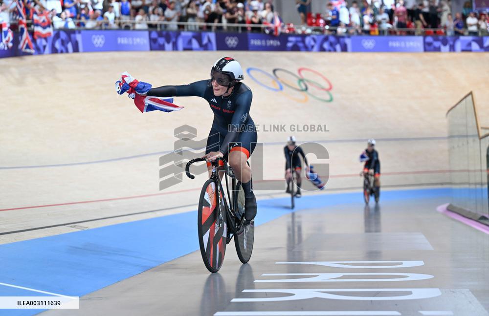 Paris 2024 - Britain Take Gold In Women's Team Sprint