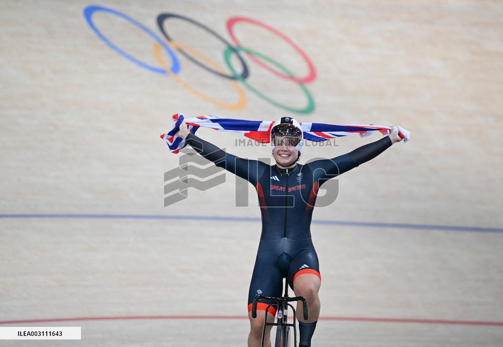 Paris 2024 - Britain Take Gold In Women's Team Sprint