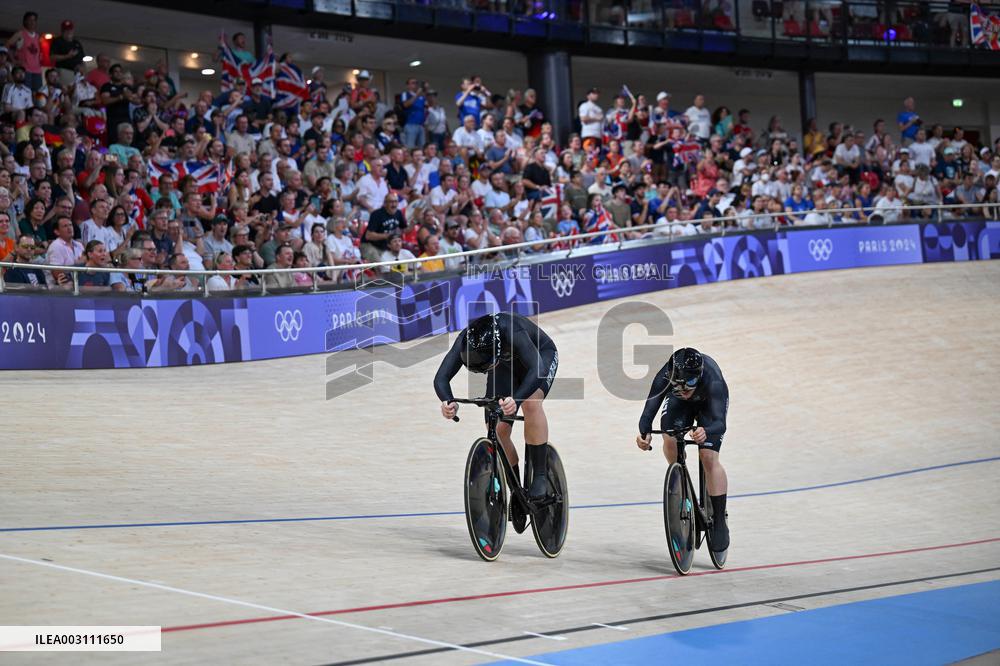 Paris 2024 - Britain Take Gold In Women's Team Sprint