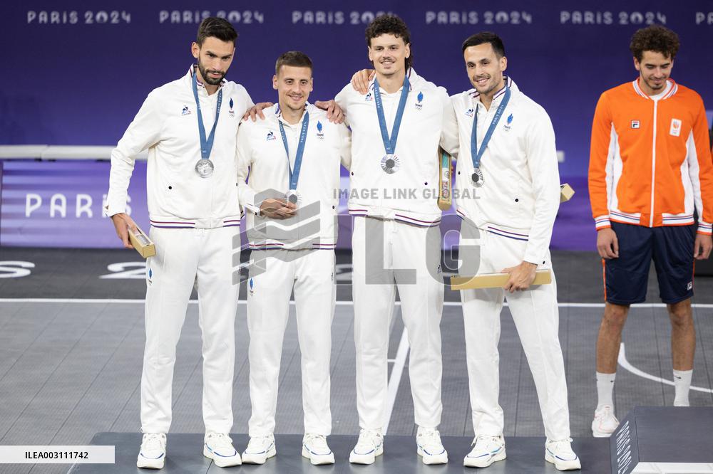 Paris 2024 - France Wins Silver In Men’s Basketball 3x3