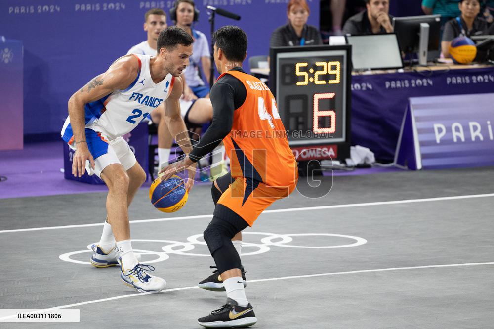 Paris 2024 - Netherlands Take Gold In Men’s Basketball 3x3