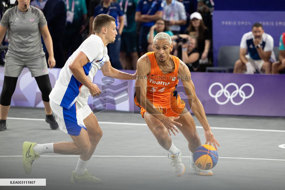 Paris 2024 - Netherlands Take Gold In Men’s Basketball 3x3