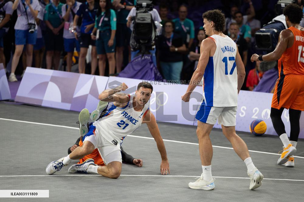 Paris 2024 - Netherlands Take Gold In Men’s Basketball 3x3