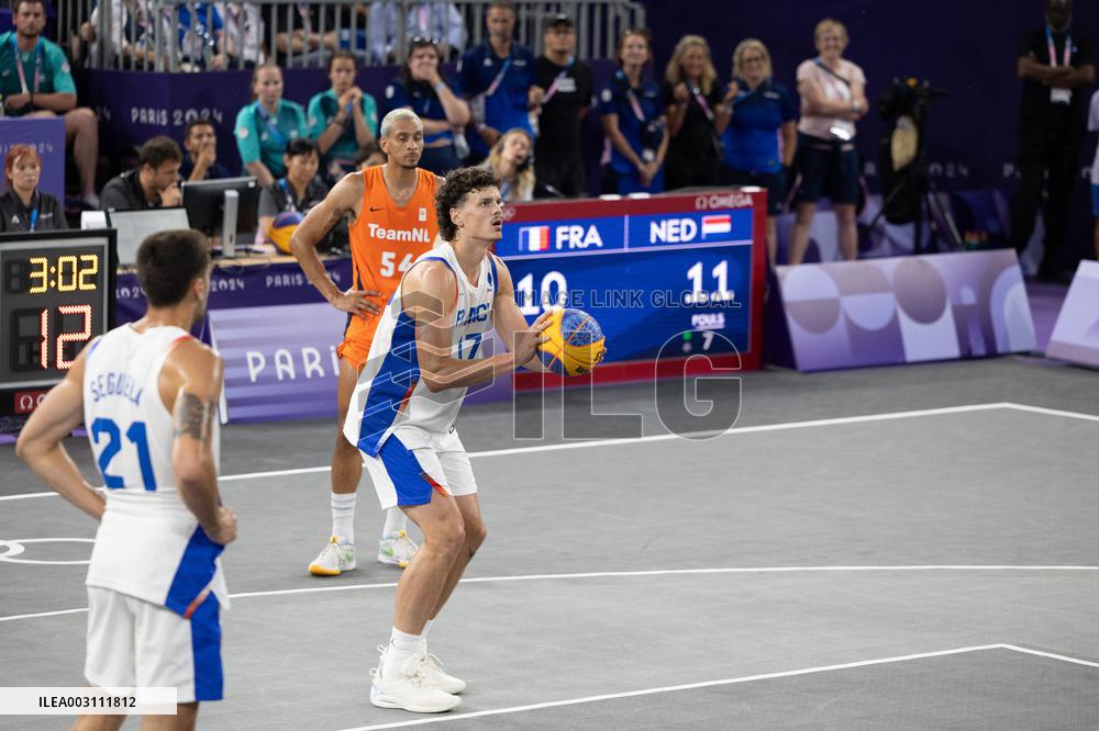 Paris 2024 - Netherlands Take Gold In Men’s Basketball 3x3