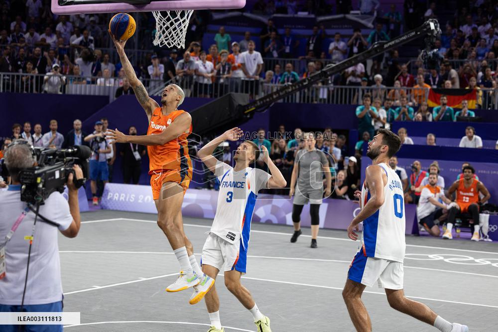 Paris 2024 - Netherlands Take Gold In Men’s Basketball 3x3