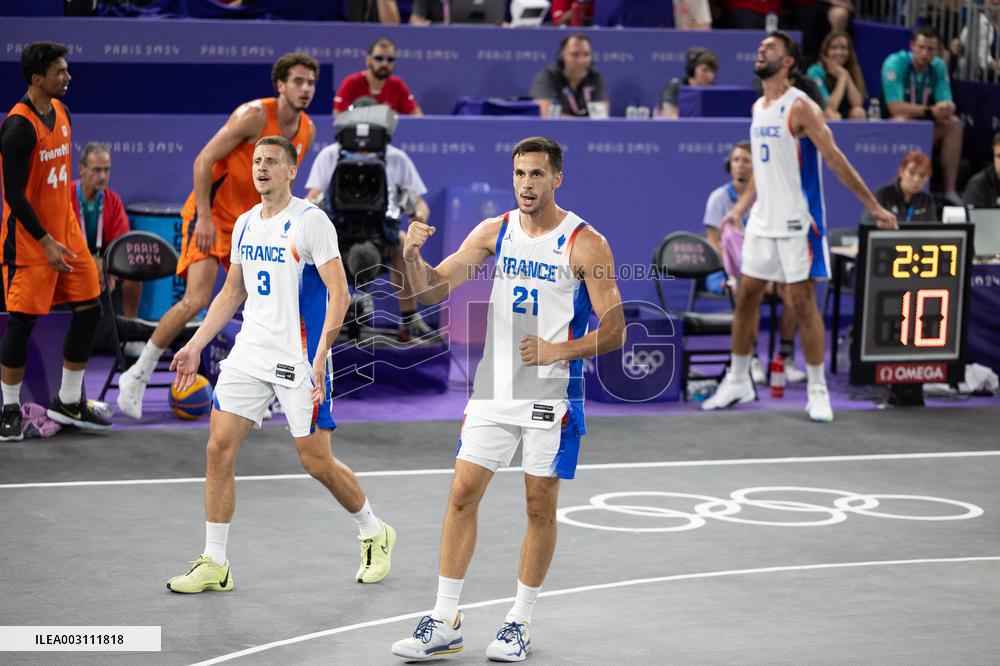 Paris 2024 - Netherlands Take Gold In Men’s Basketball 3x3