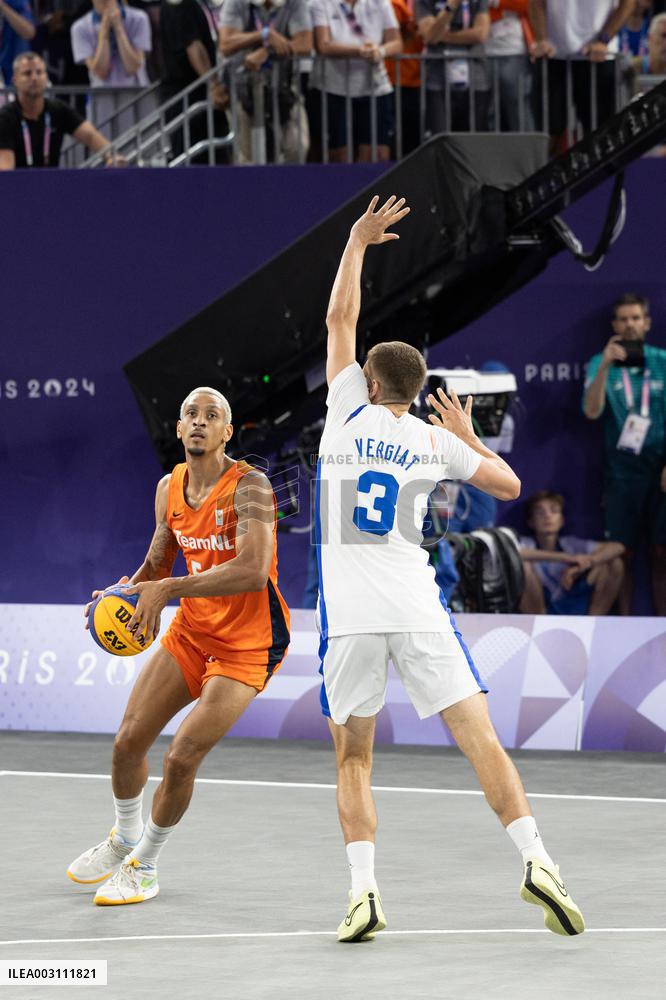 Paris 2024 - Netherlands Take Gold In Men’s Basketball 3x3