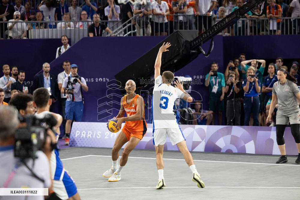 Paris 2024 - Netherlands Take Gold In Men’s Basketball 3x3