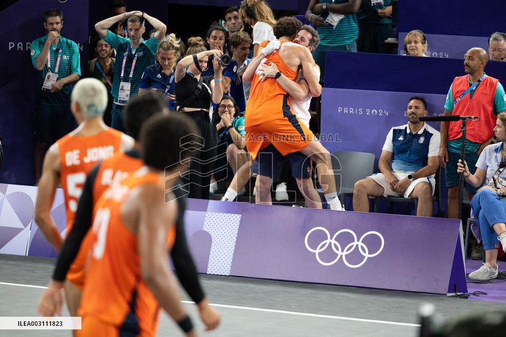 Paris 2024 - Netherlands Take Gold In Men’s Basketball 3x3