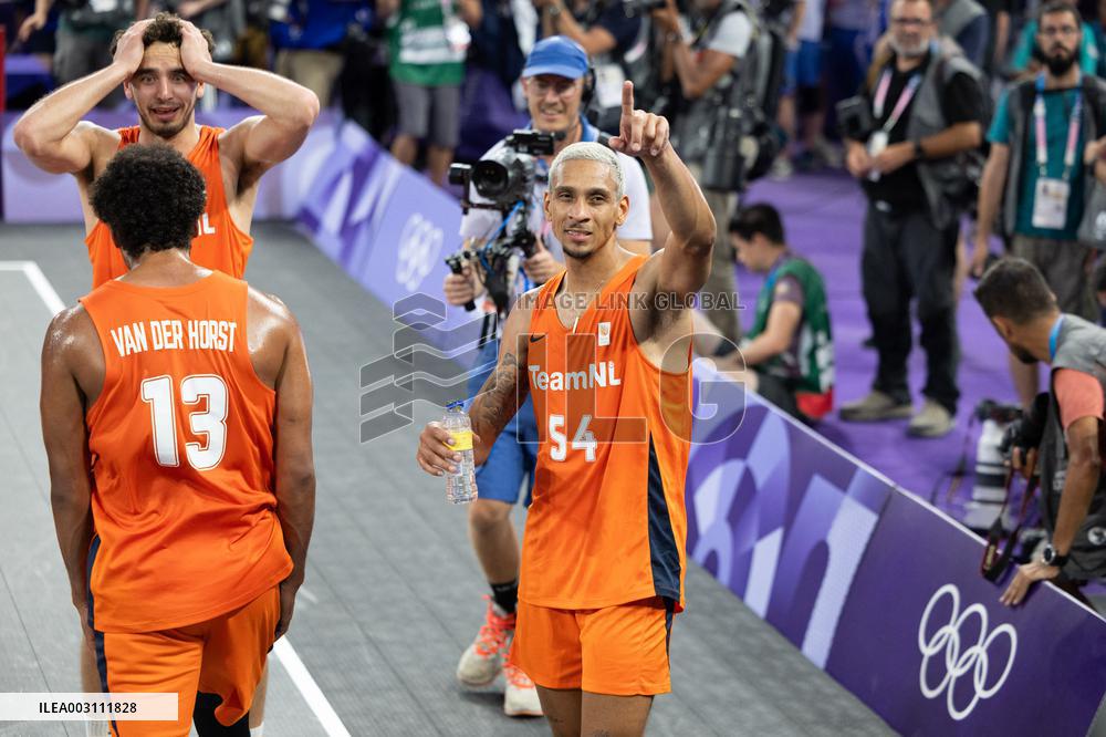 Paris 2024 - Netherlands Take Gold In Men’s Basketball 3x3