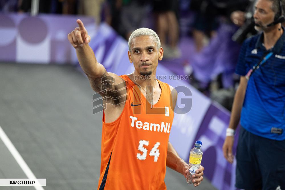 Paris 2024 - Netherlands Take Gold In Men’s Basketball 3x3