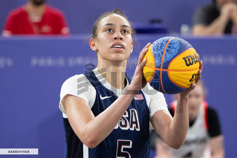 Paris 2024 - Women's Basketball 3x3 - Canada v USA