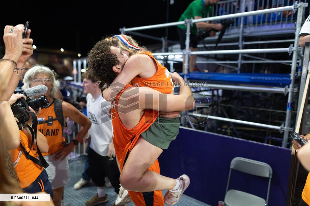 Paris 2024 - Netherlands Take Gold In Men’s Basketball 3x3