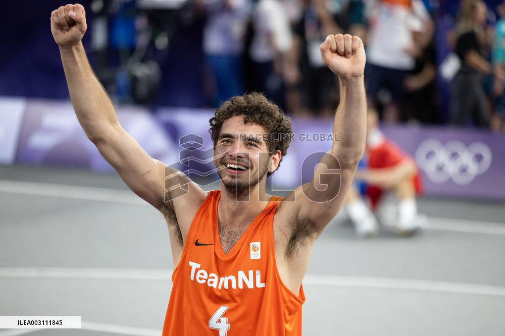 Paris 2024 - Netherlands Take Gold In Men’s Basketball 3x3