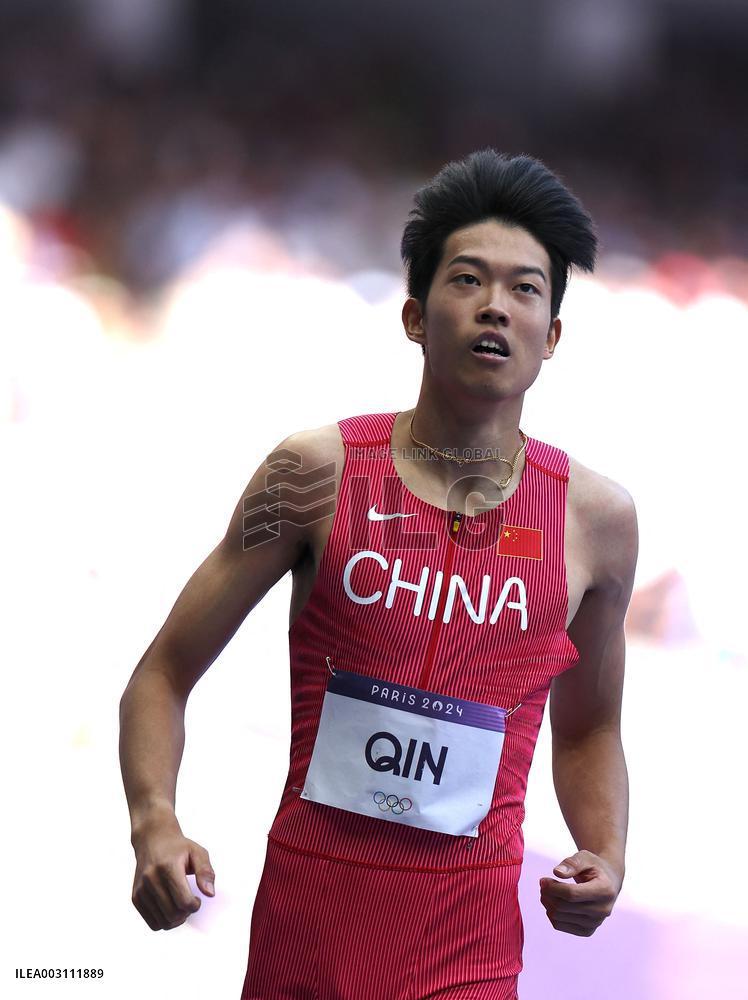 (PARIS2024) FRANCE-PARIS-OLY-ATHLETICS-110M HURDLES-MEN