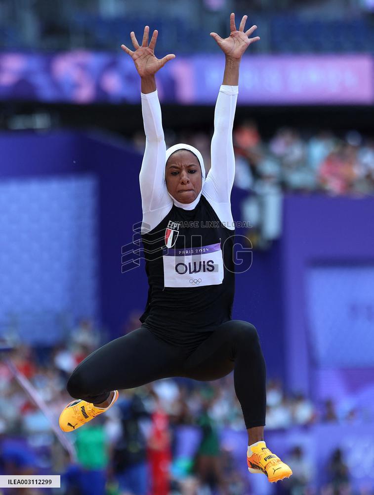 (PARIS2024) FRANCE-PARIS-OLY-ATHLETICS-LONG JUMP-WOMEN