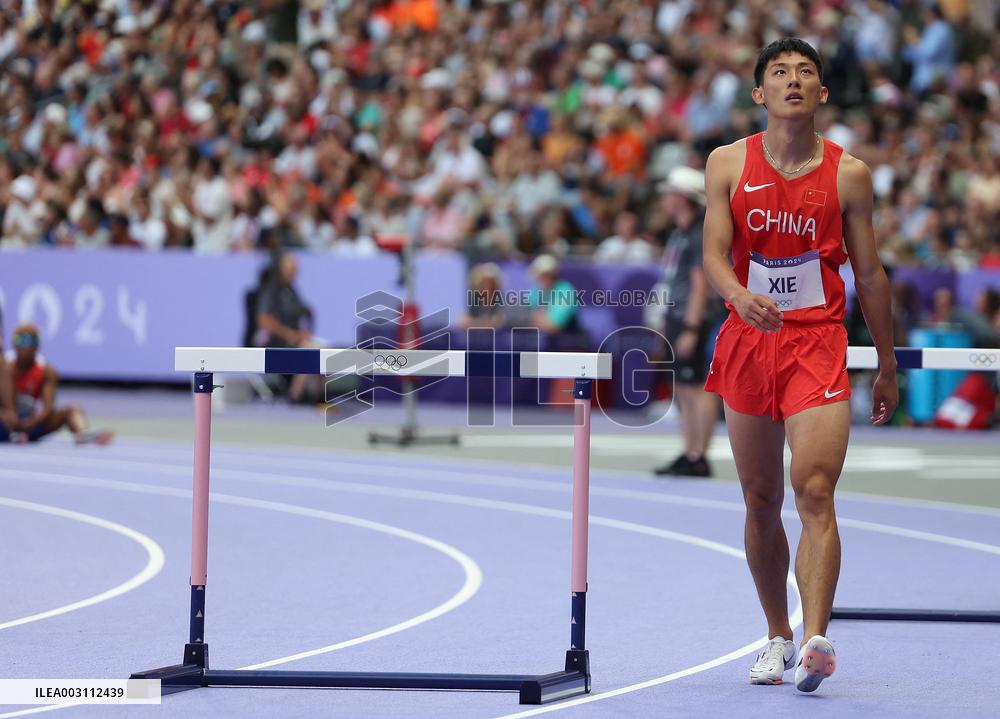 (PARIS2024) FRANCE-PARIS-OLY-ATHLETICS-400M HURDLES-MEN