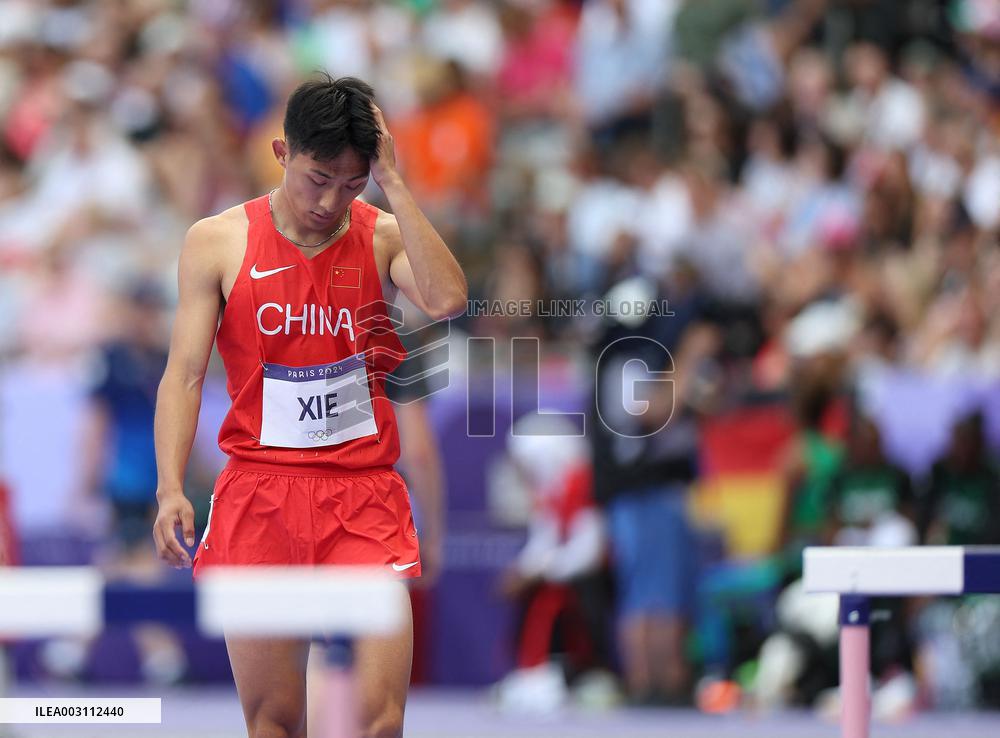 (PARIS2024) FRANCE-PARIS-OLY-ATHLETICS-400M HURDLES-MEN