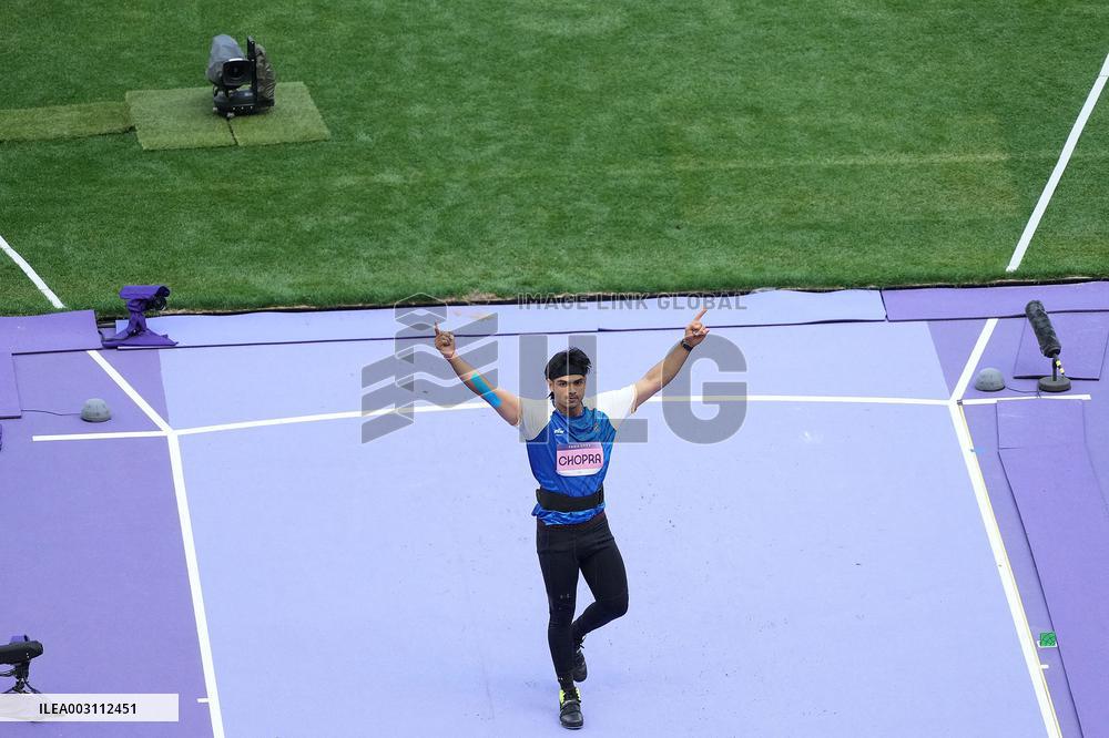 (PARIS2024) FRANCE-PARIS-OLY-ATHLETICS-JAVELIN THROW-MEN