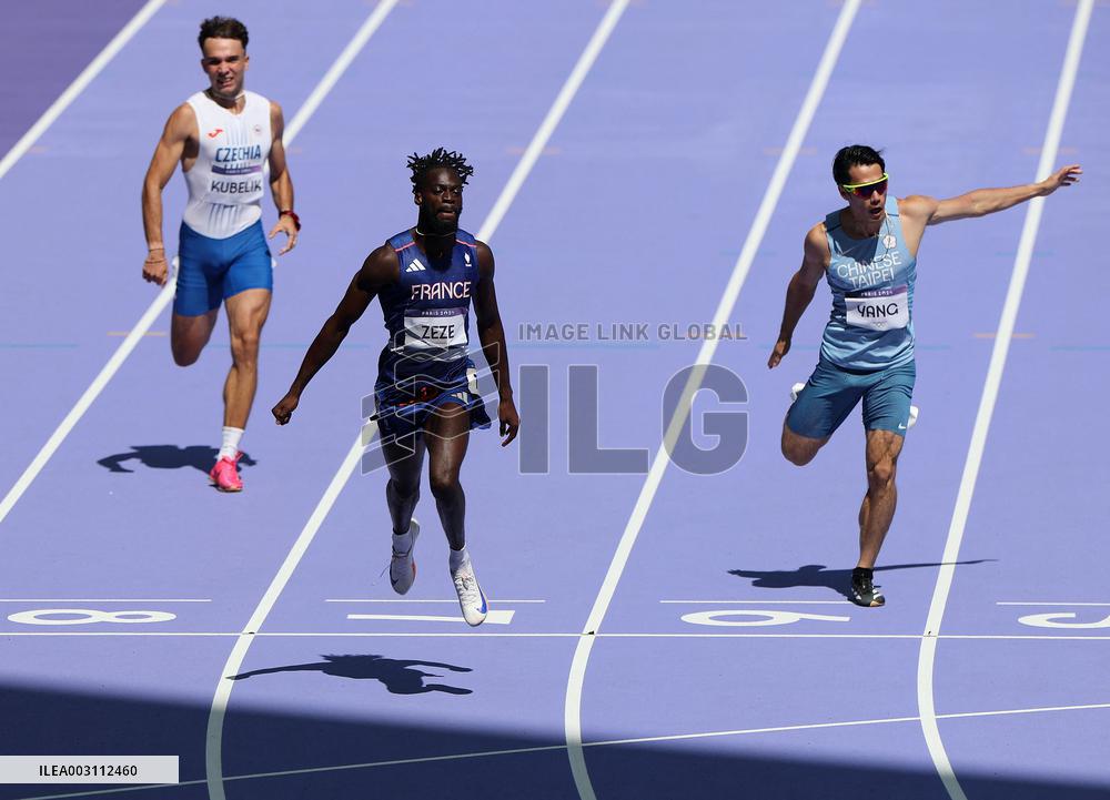 (PARIS2024) FRANCE-PARIS-OLY-ATHLETICS-200M-MEN
