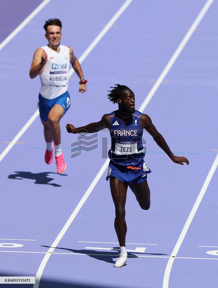 (PARIS2024) FRANCE-PARIS-OLY-ATHLETICS-200M-MEN