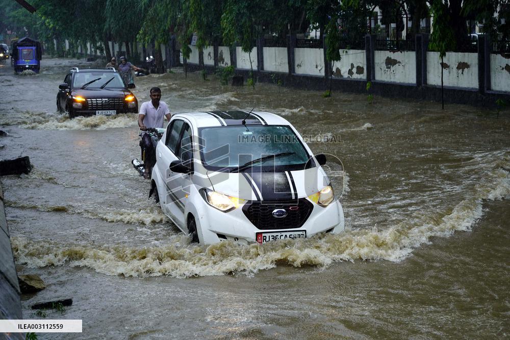 Heavy Rains Lash Rajasthan