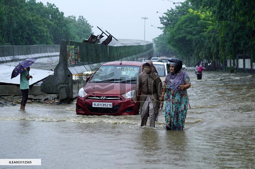 Heavy Rains Lash Rajasthan
