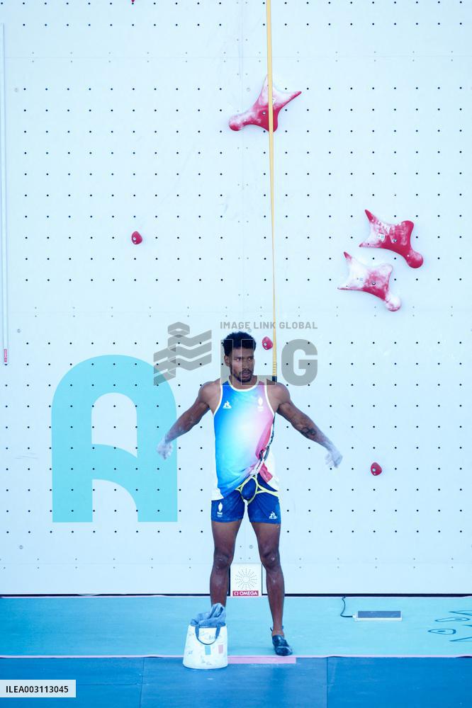 Paris 2024 - Climbing - Bassa Mawen At Men’s Speed Qualification