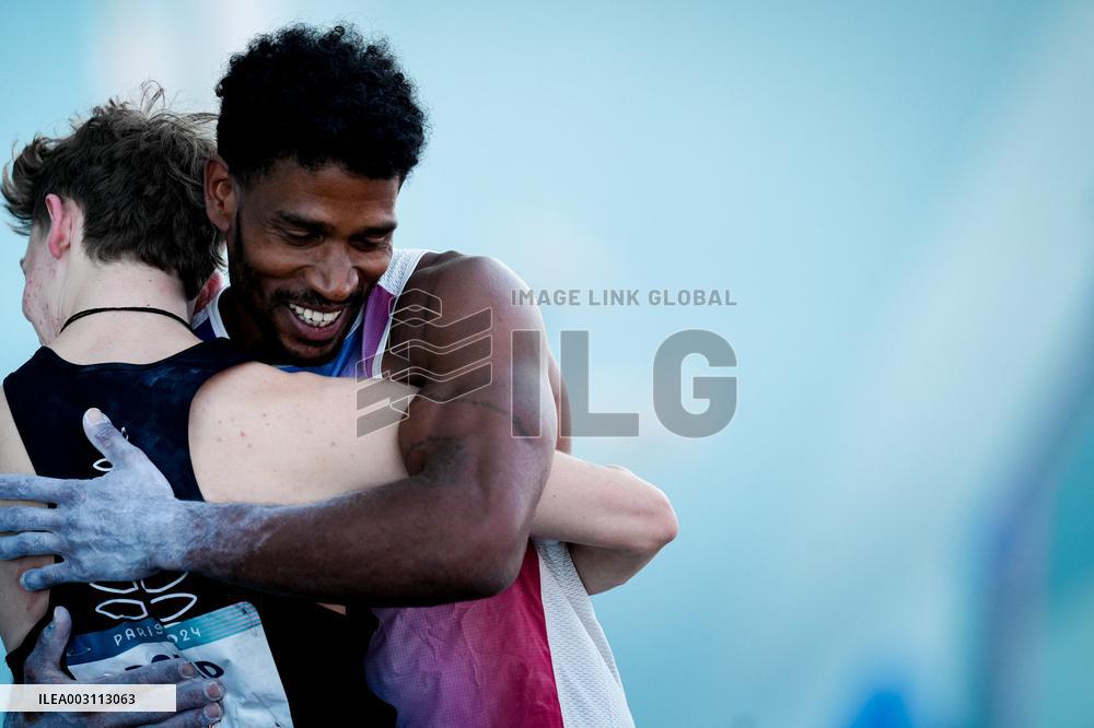 Paris 2024 - Climbing - Bassa Mawen At Men’s Speed Qualification