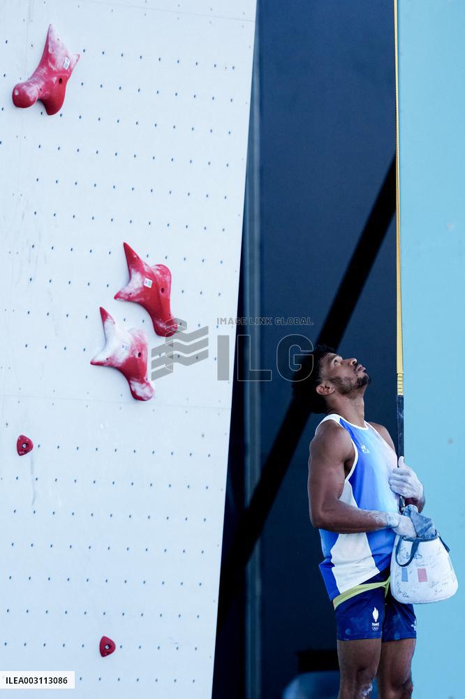 Paris 2024 - Climbing - Bassa Mawen At Men’s Speed Qualification