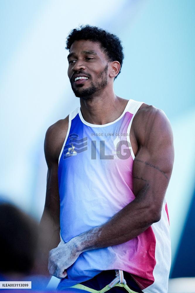 Paris 2024 - Climbing - Bassa Mawen At Men’s Speed Qualification