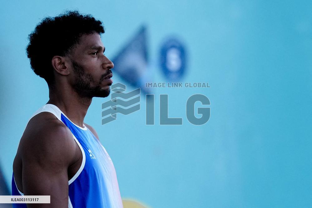 Paris 2024 - Climbing - Bassa Mawen At Men’s Speed Qualification