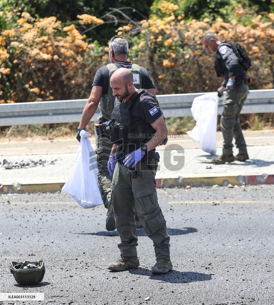 ISRAEL-NAHARIYA-HEZBOLLAH-DRONE ATTACK