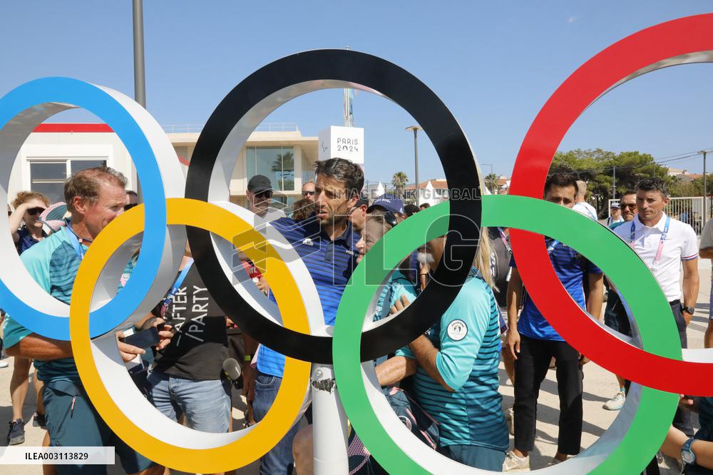 Paris 2024 - Olympic Game - Tony Estanguet In Marseille