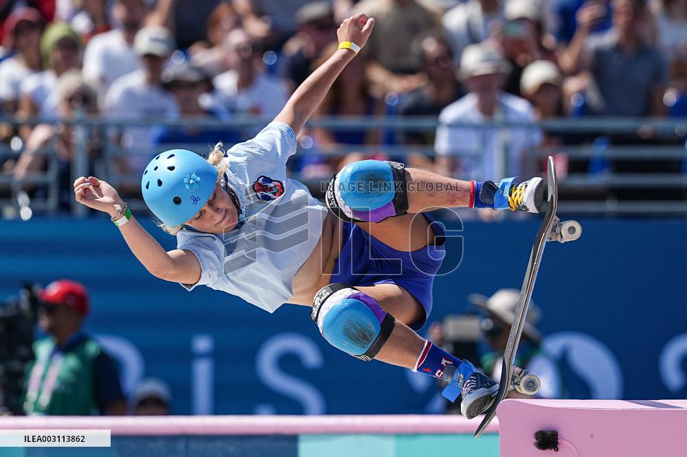 (PARIS2024) FRANCE-PARIS-OLY-SKATEBOARDING