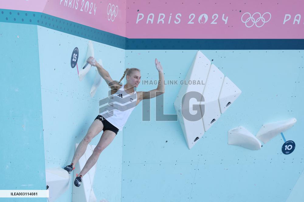 (PARIS2024)FRANCE-LE BOURGET-OLY-SPORT CLIMBING