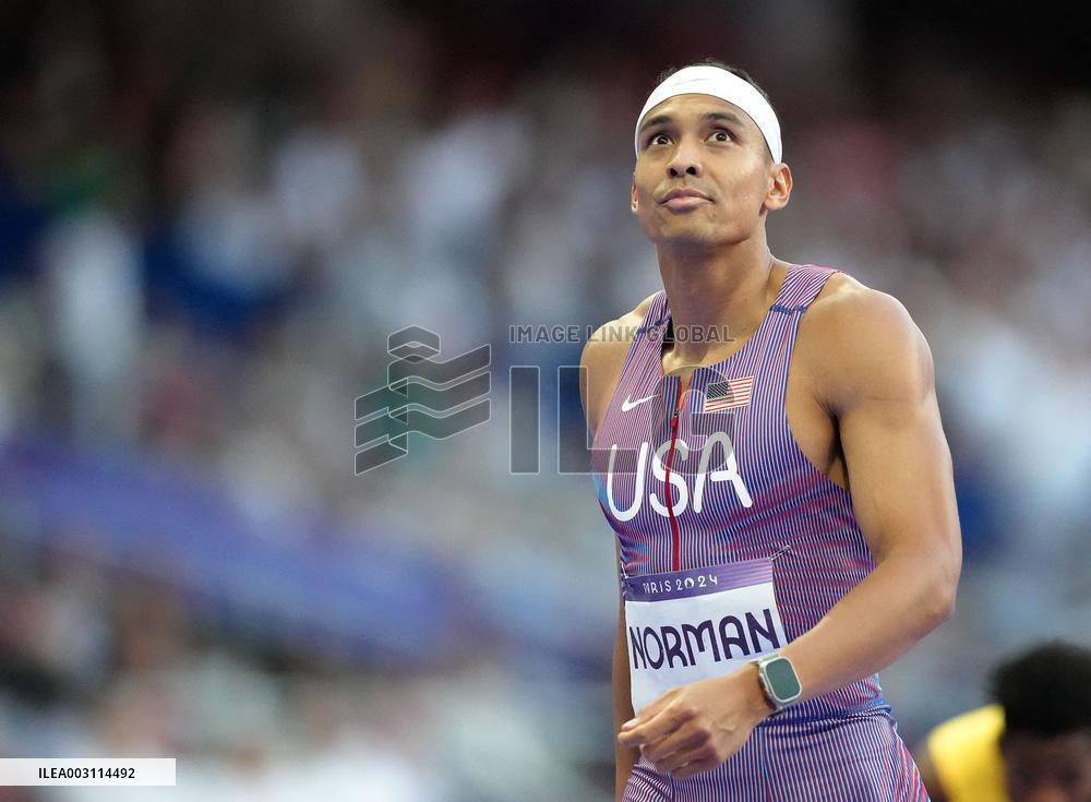 (PARIS2024) FRANCE-PARIS-OLY-ATHLETICS-400M-MEN
