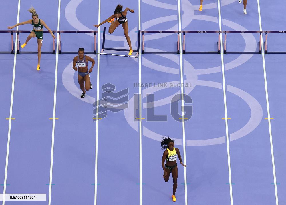 (PARIS2024) FRANCE-PARIS-OLY-ATHLETICS-400M HURDLES-WOMEN