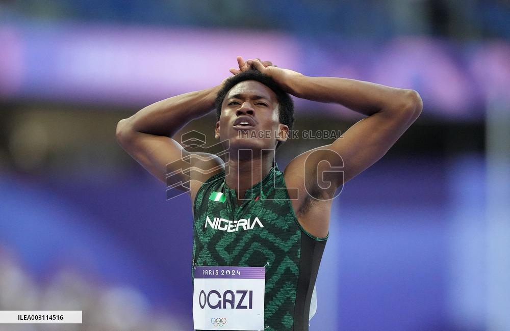 (PARIS2024) FRANCE-PARIS-OLY-ATHLETICS-400M-MEN