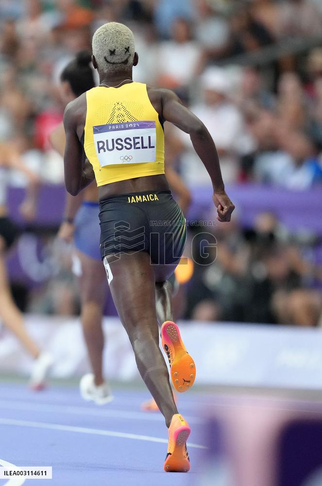 (PARIS2024) FRANCE-PARIS-OLY-ATHLETICS-400M HURDLES-WOMEN