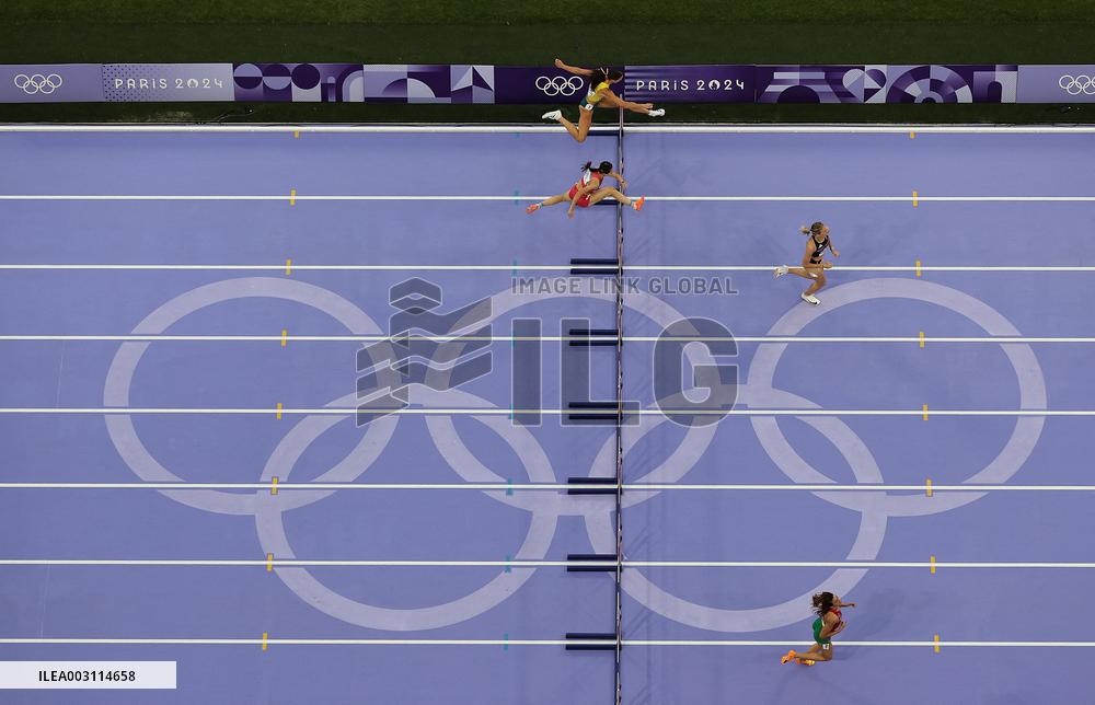 (PARIS2024) FRANCE-PARIS-OLY-ATHLETICS-400M HURDLES-WOMEN