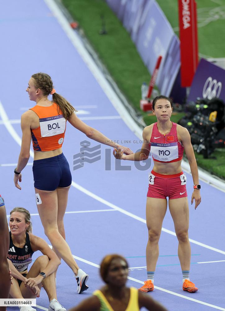 (PARIS2024) FRANCE-PARIS-OLY-ATHLETICS-400M HURDLES-WOMEN