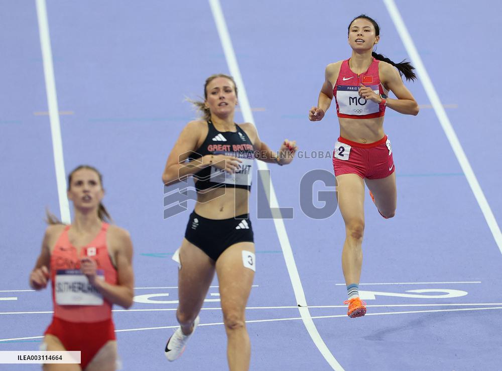 (PARIS2024) FRANCE-PARIS-OLY-ATHLETICS-400M HURDLES-WOMEN