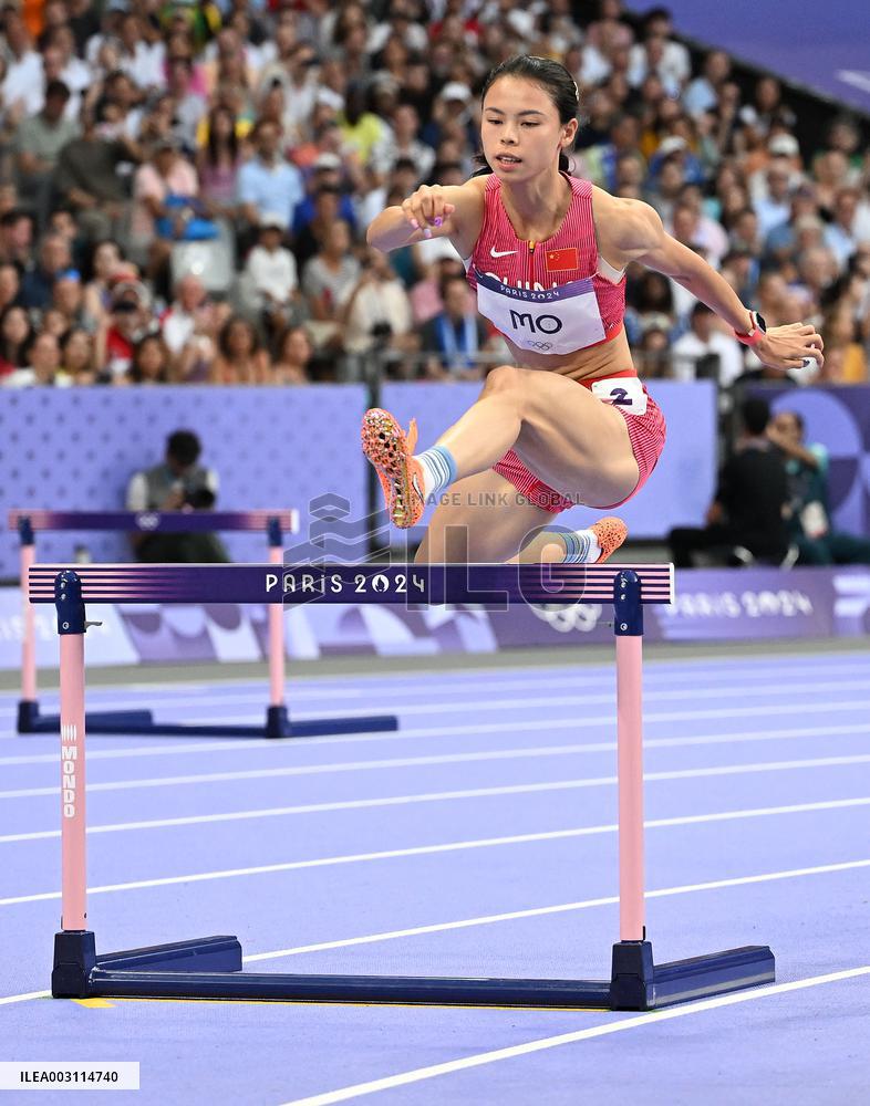 (PARIS2024) FRANCE-PARIS-OLY-ATHLETICS-400M HURDLES-WOMEN